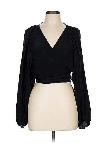 A.L.C. Long Sleeve Silk Top (view 1)