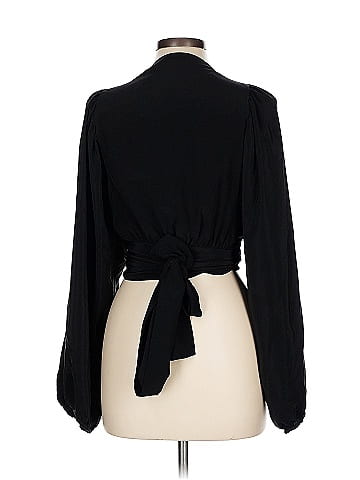 A.L.C. Long Sleeve Silk Top (view 2)