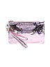 Adrienne Vittadini Metallic Silver Pink Wristlet One size - photo 1