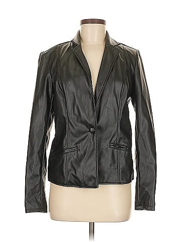 Baccini Faux Leather Jacket (view 1)