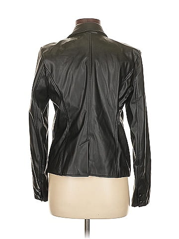 Baccini Faux Leather Jacket (view 2)