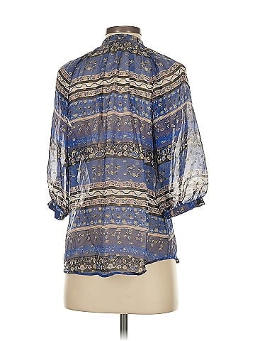 Twelfth Street by Cynthia Vincent 3/4 Sleeve Silk Top (view 2)