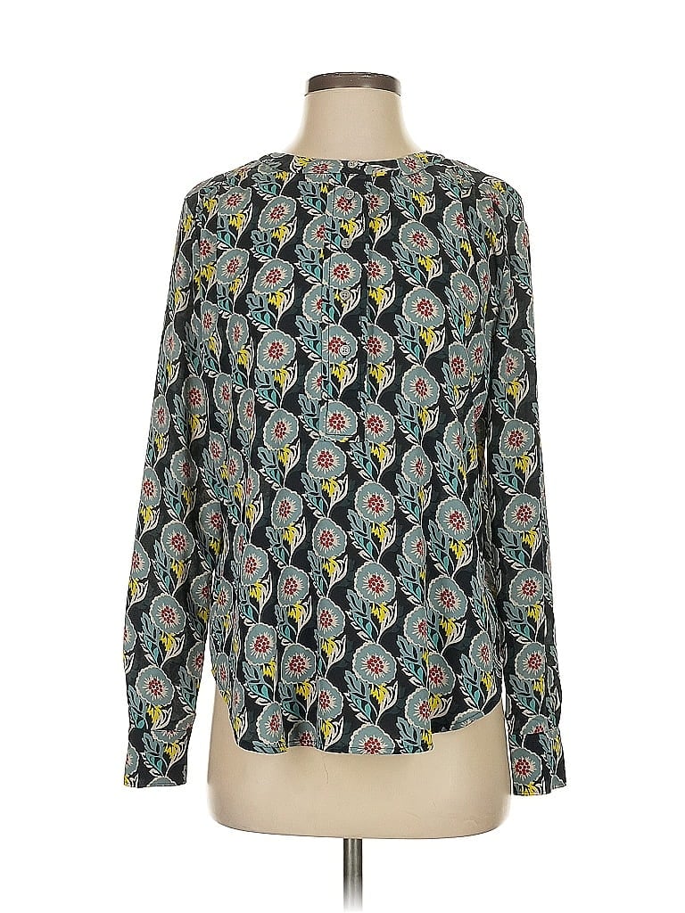 Click to view more detailed imagery on our partner's website Pre-owned Ann Taylor Loft Long Sleeve Blouse In Blue