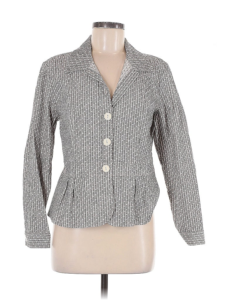 Christopher & Banks Houndstooth Gray Blazer Size M - photo 1