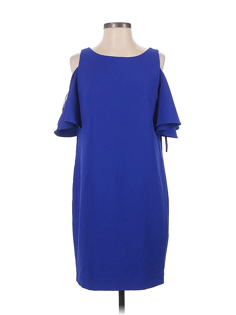 Chelsea28 Solid Blue Cocktail Dress Size S - photo 1