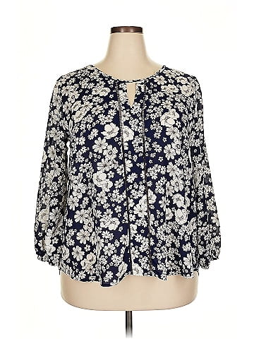 Collective Concepts 3/4 Sleeve Blouse (view 1)