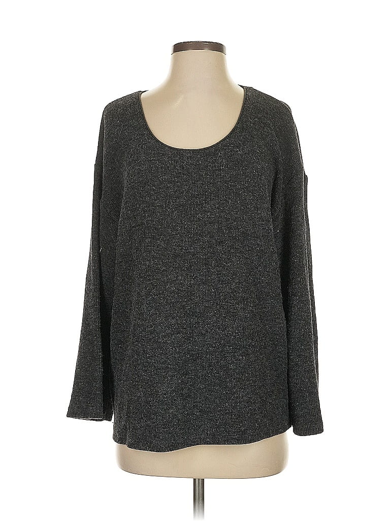 Pre-owned Zara Pullover Sweater In Gray