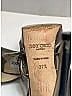 Jimmy Choo Metallic Silver Gold Metallic Leather Heels Size EU 37 1/2 - photo 7