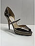 Jimmy Choo Metallic Silver Gold Metallic Leather Heels Size EU 37 1/2 - photo 11