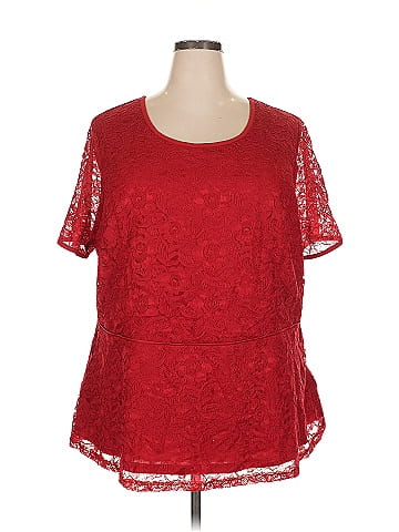 Jessica London Short Sleeve Blouse (view 1)