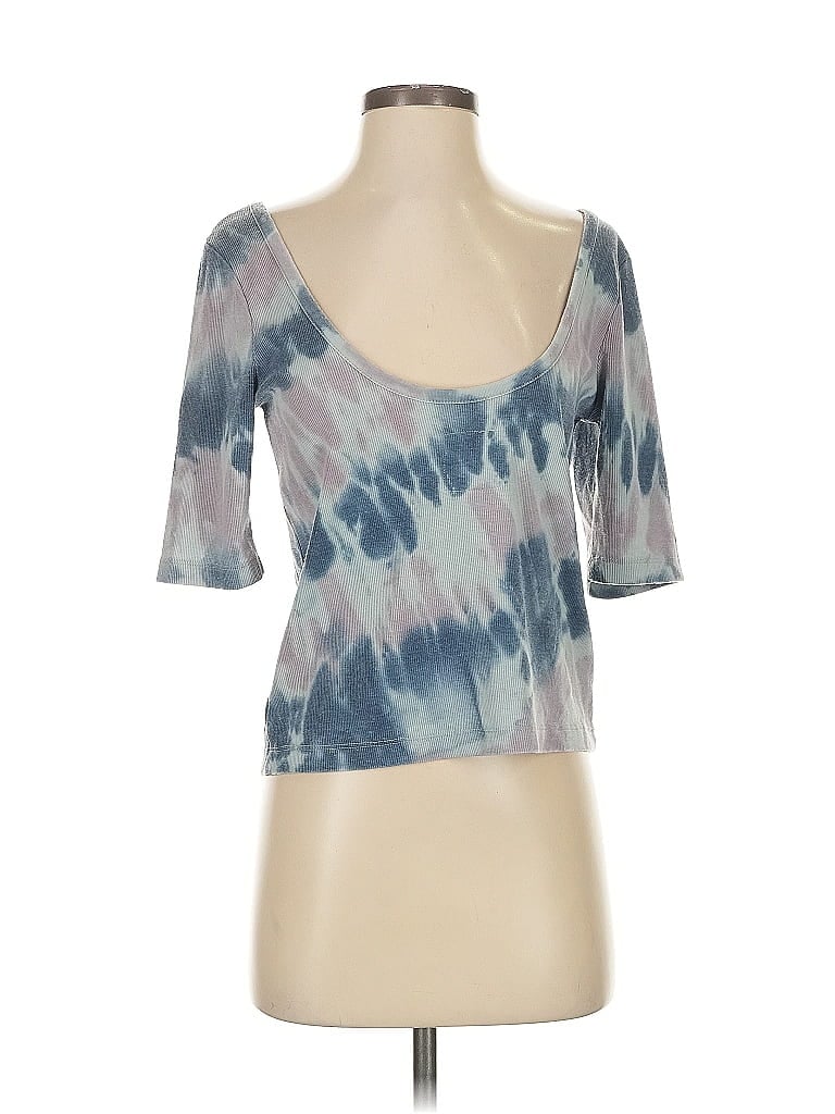 Click to view more detailed imagery on our partner's website Pre-owned Chaser 3/4 Sleeve T-shirt In Blue