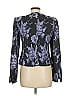 Armani Collezioni 100% Polyester Print Blue Blazer Size 8 - photo 2