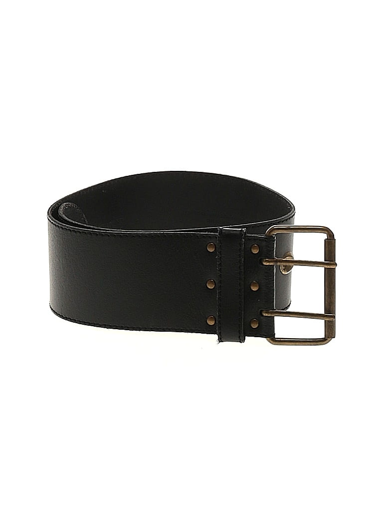 Armani Exchange Black Leather Belt Size S - photo 1