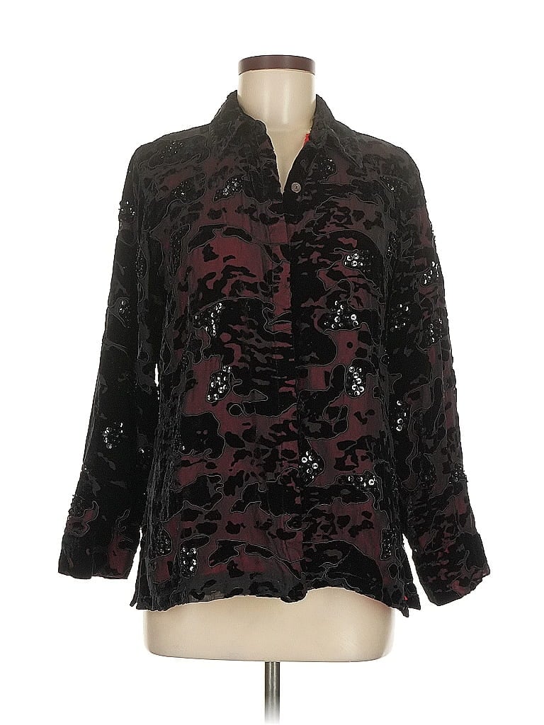 Chico's Design 100% Rayon Black Jacket Size M - photo 1
