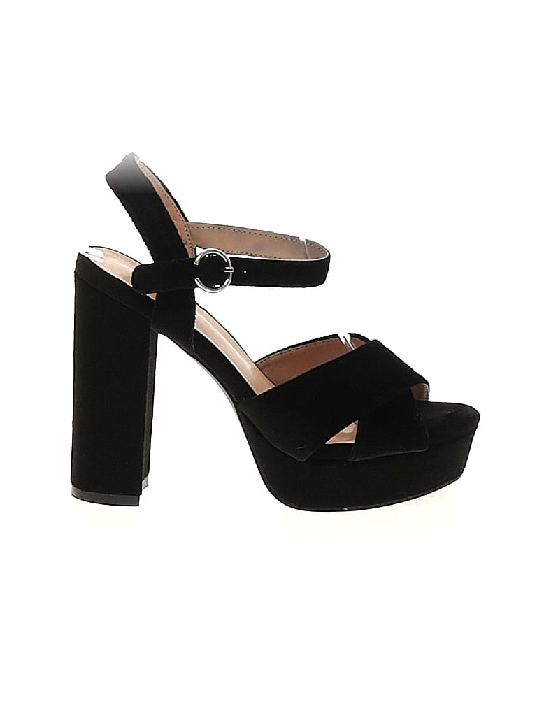 Unique Vintage Black Heels Size 5 - photo 1