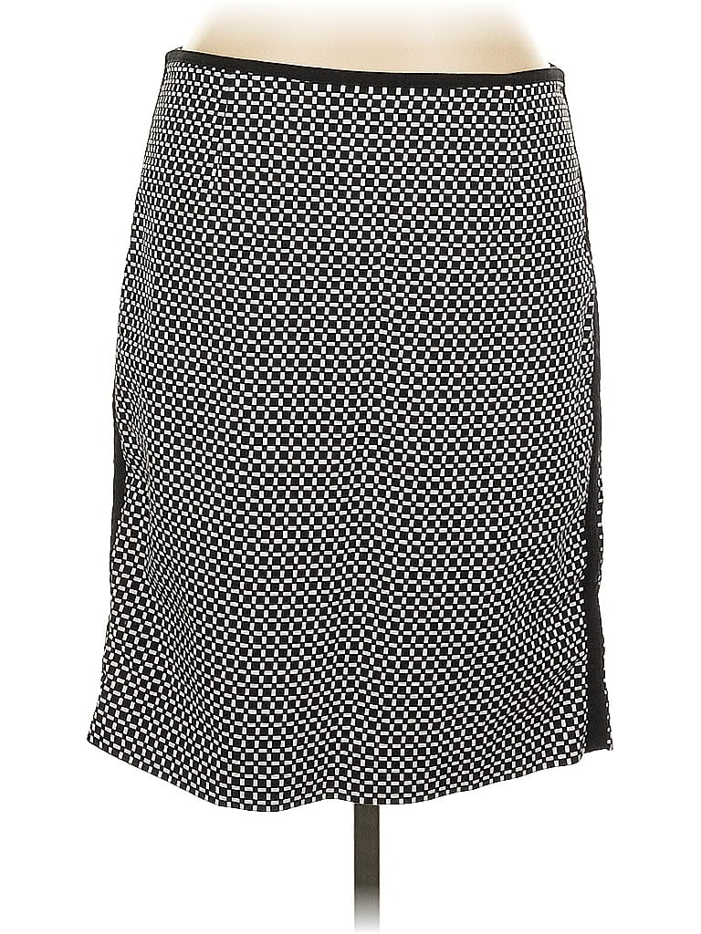 Pre-owned White House Black Market Formal Skirt In Gray