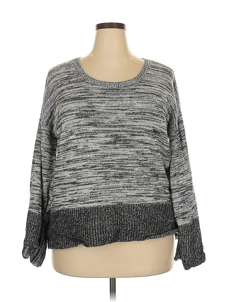 Pre-owned Style & Co Pullover Sweater In Gray