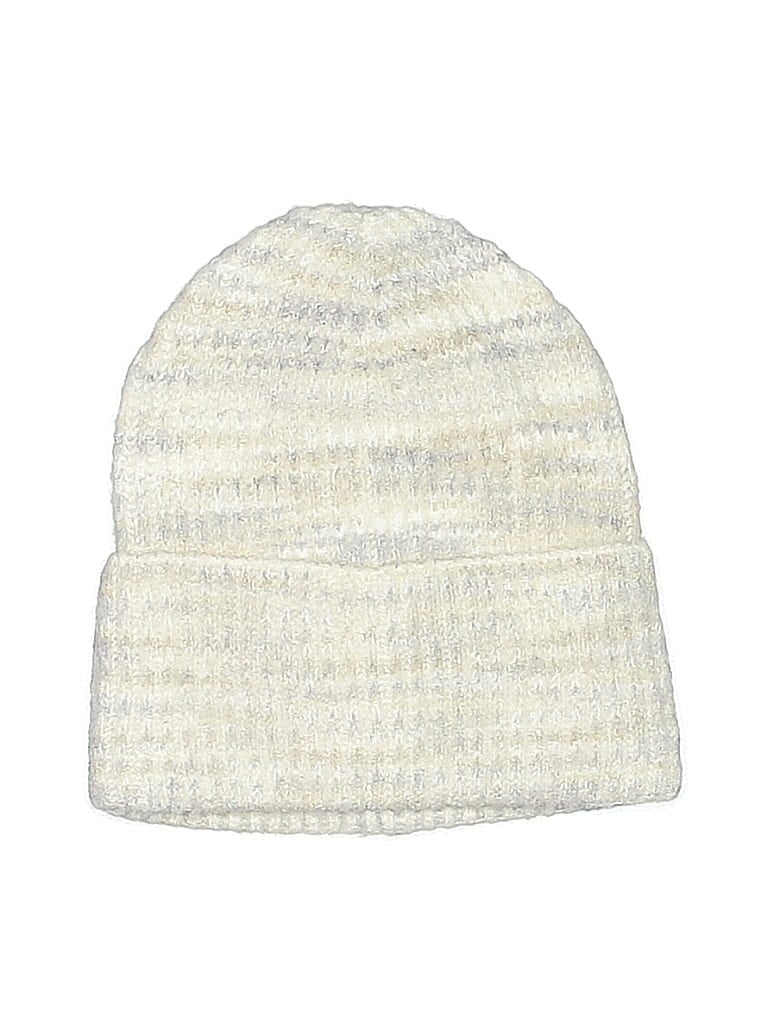 Pre-owned Assorted Brands Beanie Hat In White