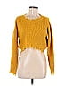 Akira 100% Acrylic Yellow Pullover Sweater Size M - photo 1