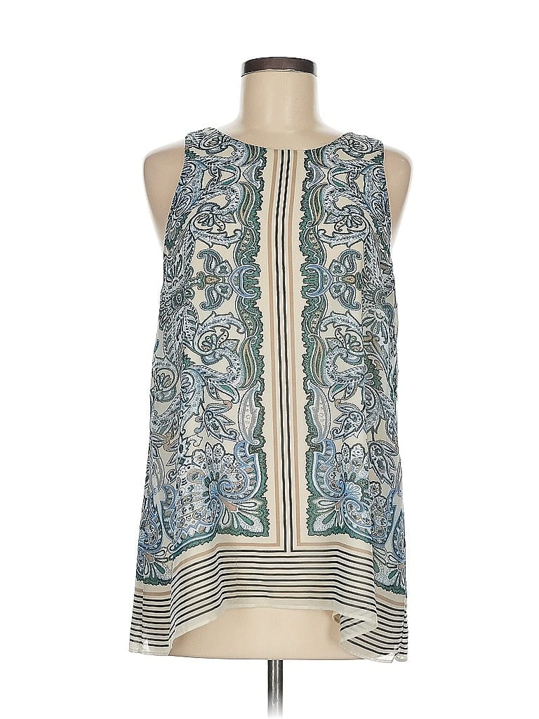 Pre-owned Max Studio Sleeveless Blouse In Blue