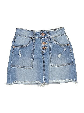 Justice Denim Skirt (view 1)
