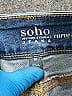 Soho JEANS NEW YORK & COMPANY Hearts Blue Jeans Size 10 - photo 3