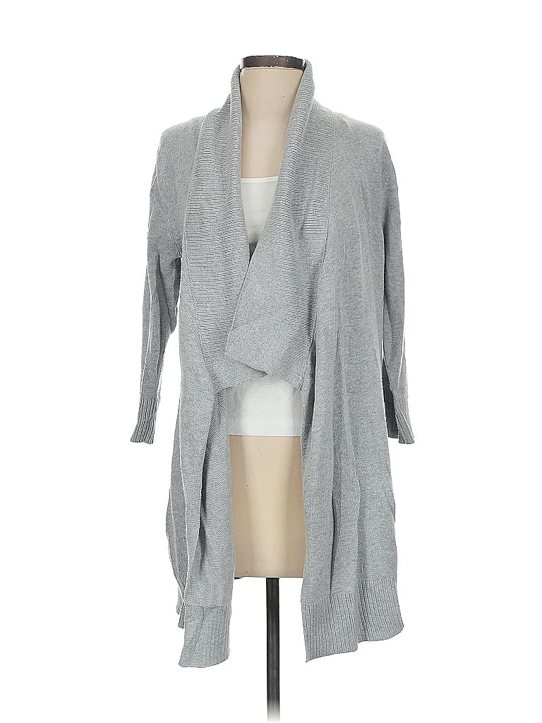 Pre-owned Eileen Fisher Cardigan Sweater In Gray
