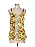 Tiny 100% Cotton Yellow Sleeveless Blouse Size L - photo 1