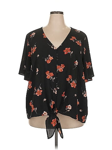 Lush Short Sleeve Blouse (view 1)
