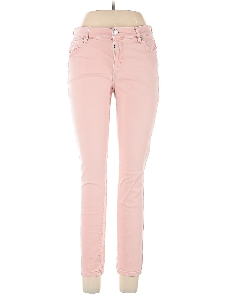 Pre-owned Ann Taylor Loft Jeans In Pink