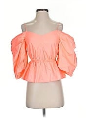 Tanya Taylor Short Sleeve Blouse