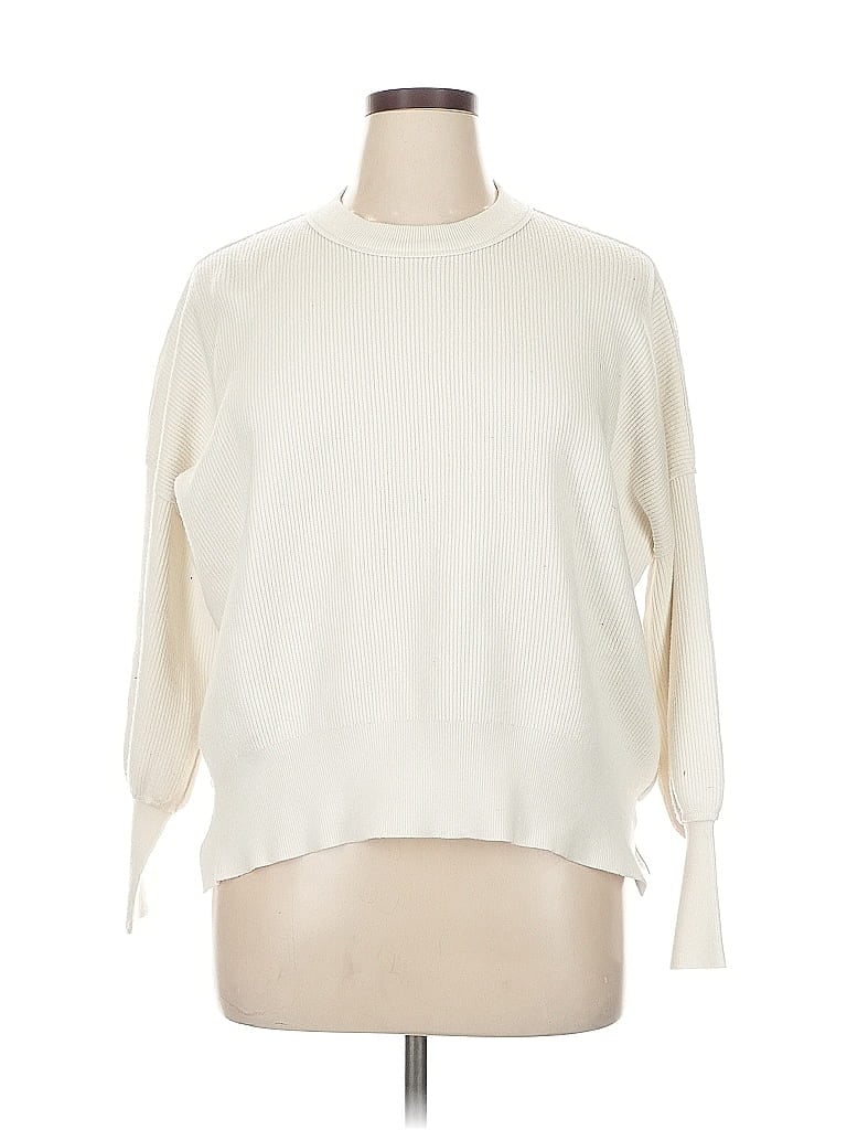 Anrabess Ivory Pullover Sweater Size L - photo 1