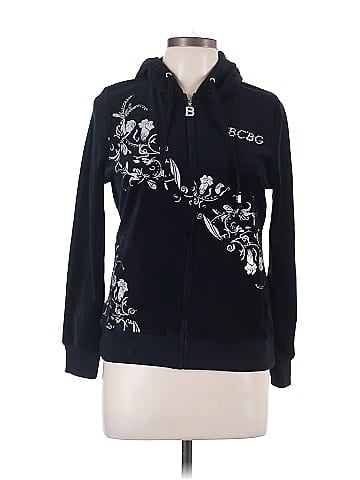 BCBGMAXAZRIA Zip Up Hoodie (view 1)