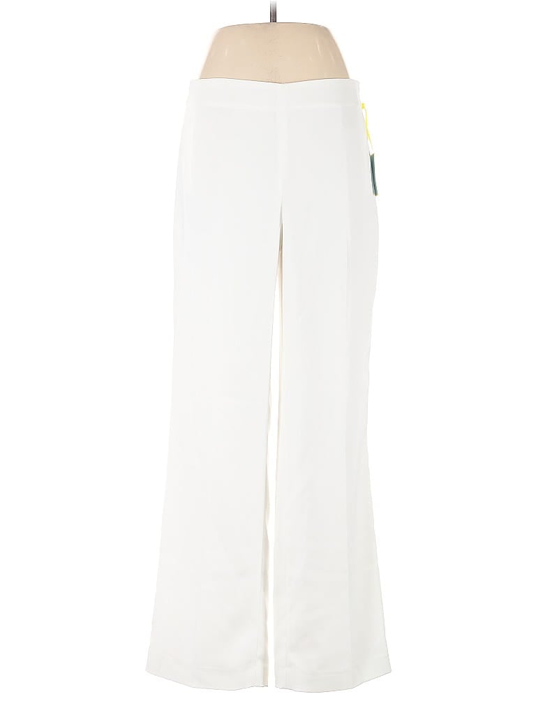 CeCe 100% Polyester Ivory Casual Pants Size 12 - photo 1