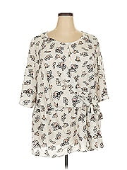 Lane Bryant Outlet 3/4 Sleeve Blouse