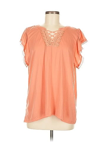New York Laundry Short Sleeve Blouse (view 1)