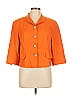 Worth 100% Linen Orange Blazer Size 12 - photo 1