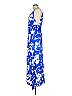 Elan 100% Rayon Blue Cocktail Dress Size L - photo 5