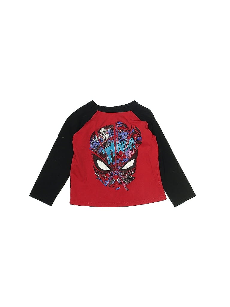 Marvel 100% Cotton Red 3/4 Sleeve T-Shirt Size 4T - photo 1