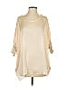 Ivy Jane 100% Polyester Ivory 3/4 Sleeve Blouse Size Sm - Med - photo 1