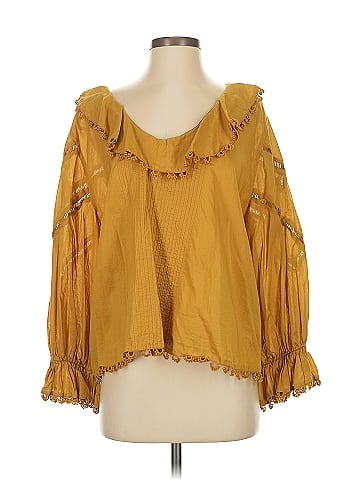 FARM Rio for Anthropologie 3/4 Sleeve Blouse (view 1)
