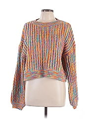Blue Blush Pullover Sweater