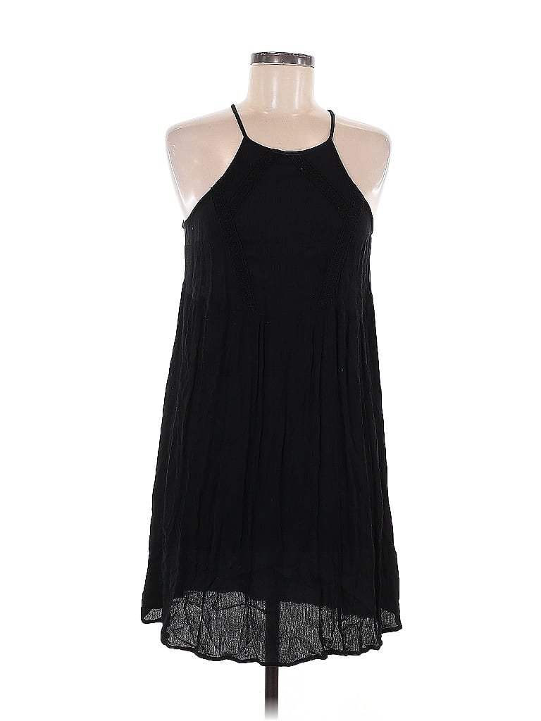 Mossimo Supply Co. 100% Rayon Solid Black Cocktail Dress Size M - photo 1
