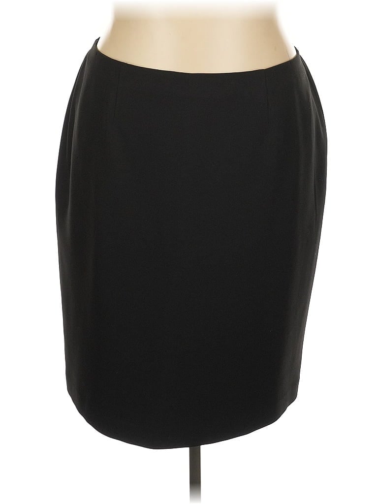 Jones Studio Solid Black Formal Skirt Size 18 - photo 1