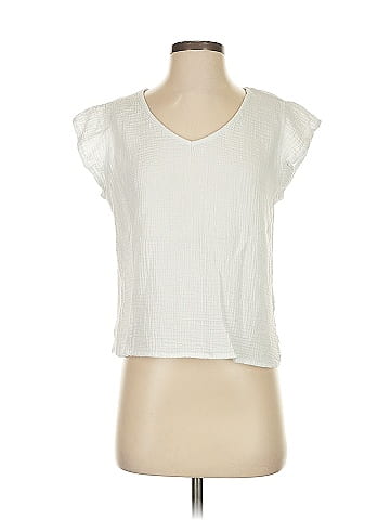 Three Dots Short Sleeve Top (view 1)