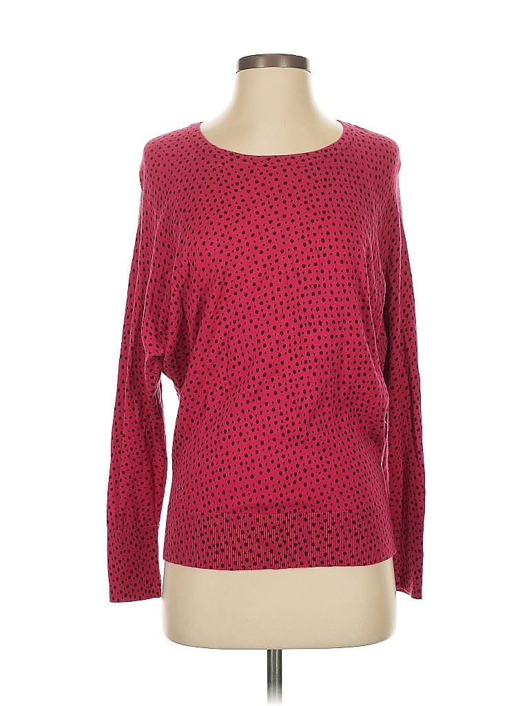 Pre-owned Ann Taylor Loft Pullover Sweater In Red
