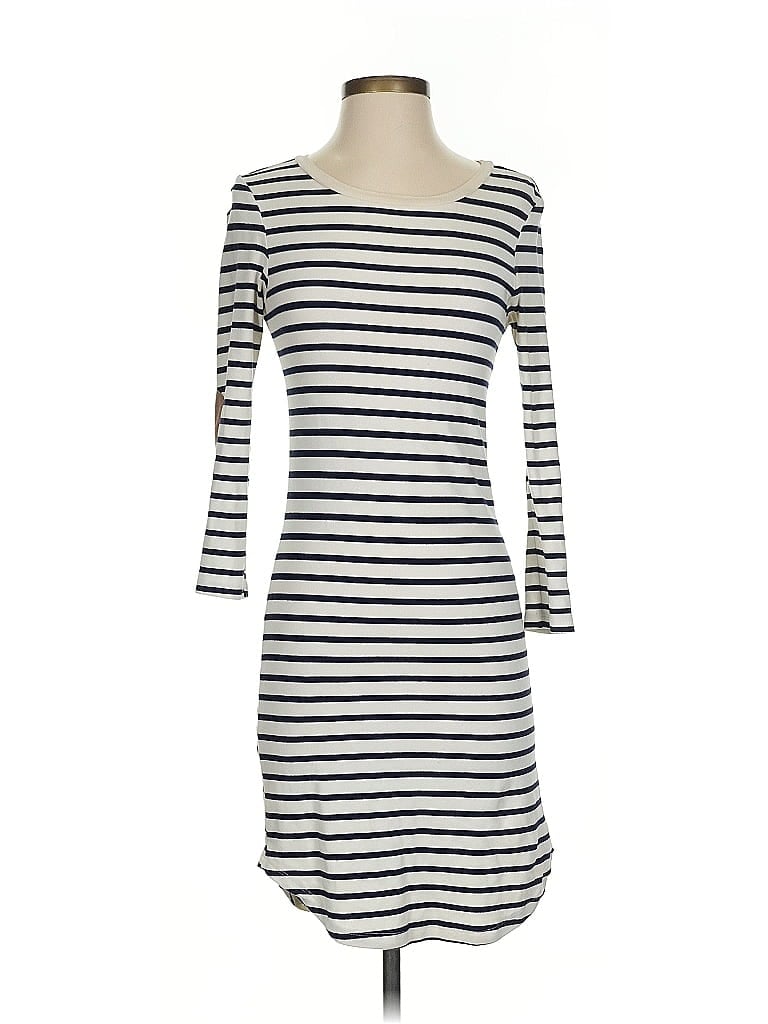 Pre-owned Monteau Casual Dress In White