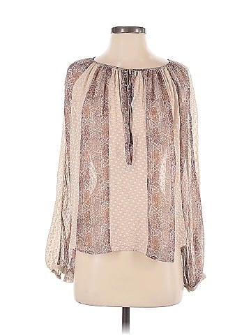 L'Agence 3/4 Sleeve Silk Top (view 1)