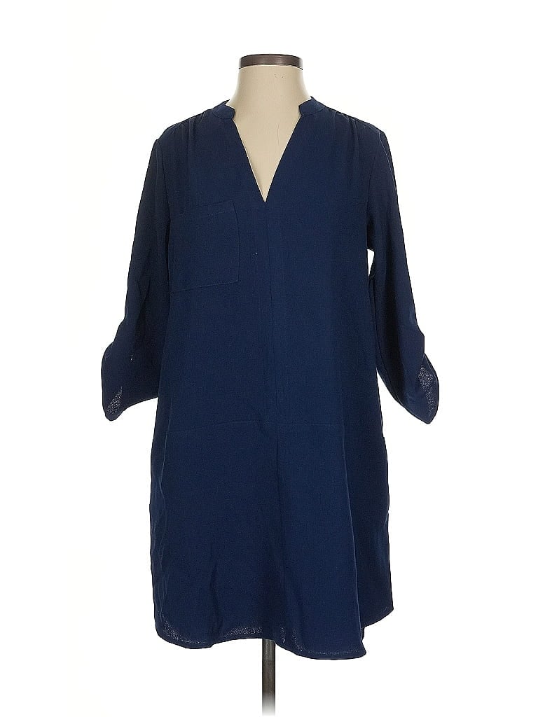 Pre-owned Lush Casual Dress In Blue
