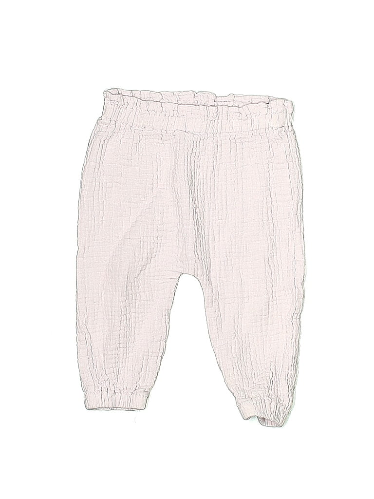 Crewcuts 100% Cotton White Casual Pants Size 6-9 mo - photo 1